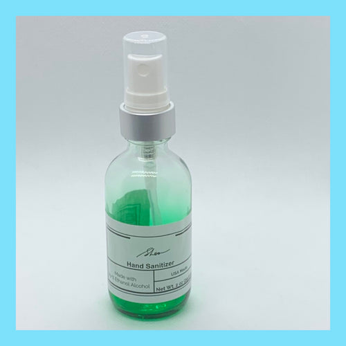 Hand Sanitizer: Rose Mint  Scent (Set of 2 bottles)