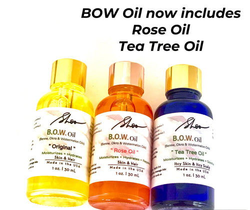 BOW Oil Trio: Original, Rose and Tea Tree